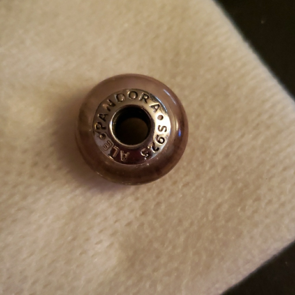 Pandora 925 pink glass bead